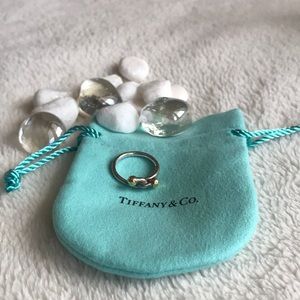 🤩Vintage Tiffany & Co. Love Knot Ring w/ 18k gold